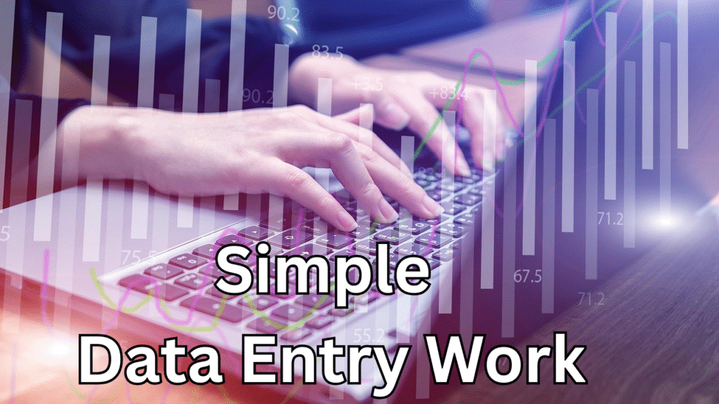simple data entry work
