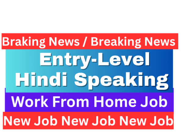 Entry-Level Remote Executive (Work From Home – Hindi Speaking)