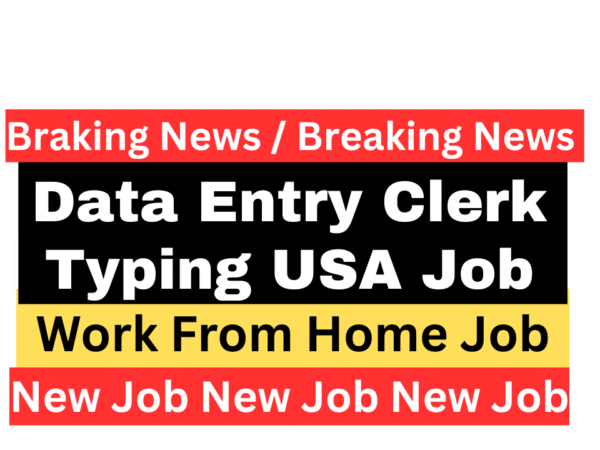 Data Entry Clerk - Typing Job USA