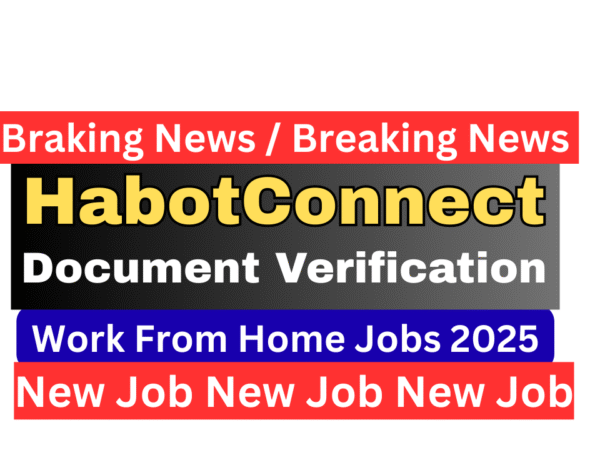 HabotConnect Data entry professional working from home on laptop, verifying patient records for accuracy