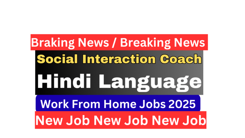 Social Interaction Coach Social Interaction Coach working remotely from home, conducting online coaching session in Hindi language