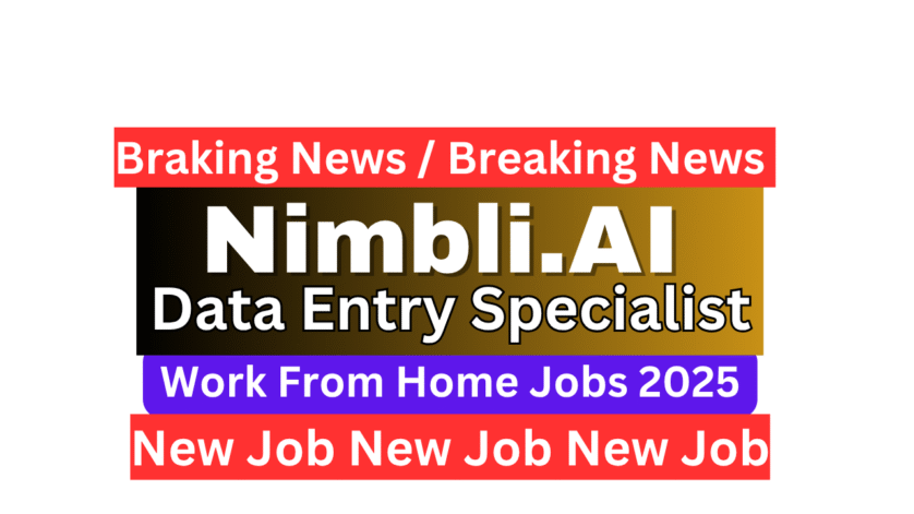 Nimbli Data Entry Specialist Work From Home Job - Nimbli.ai Hiring Freshers India