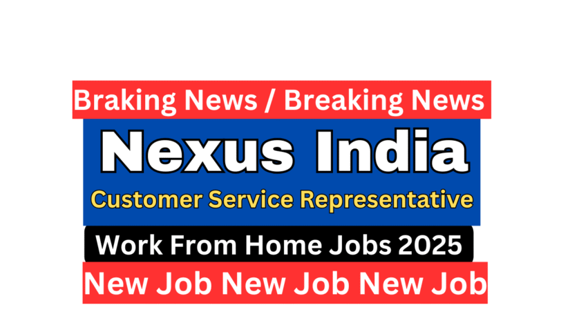 Nexus India Work from home customer service representative in India on a laptop