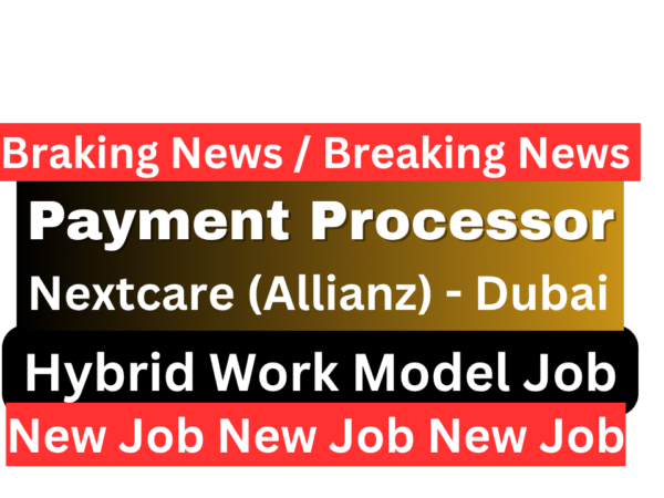 A Payment Processor professional working on financial transactions and claims processing at Nextcare's modern office in Dubai, UAE