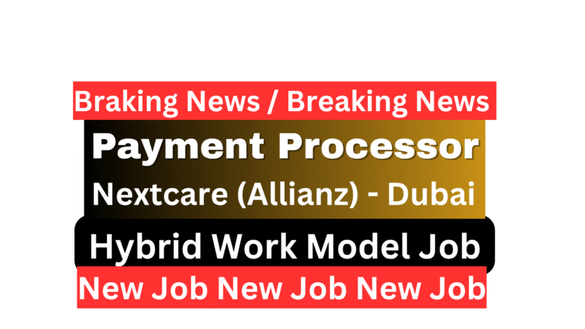 A Payment Processor professional working on financial transactions and claims processing at Nextcare's modern office in Dubai, UAE