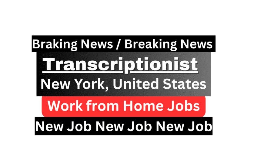 remote transcription job opportunity