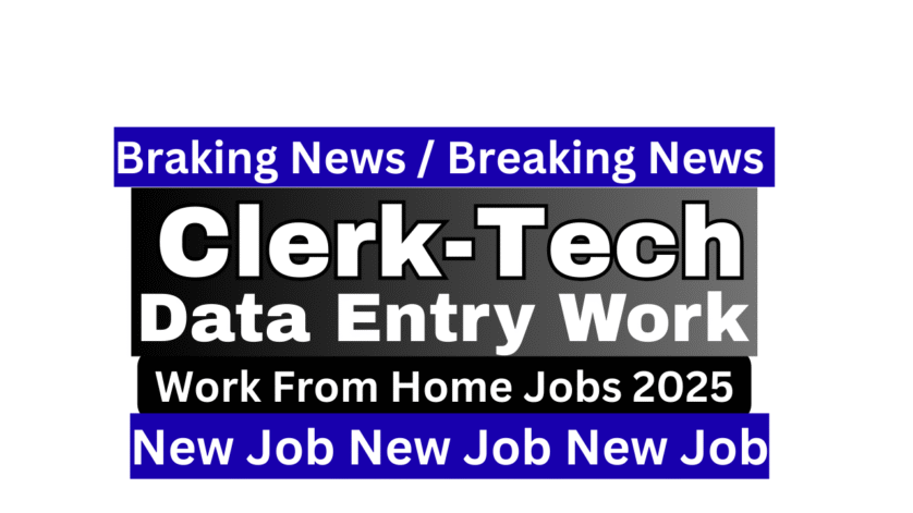 Clerk-Tech Data Entry Specialist working from home in India on laptop, managing inventory and logistics data
