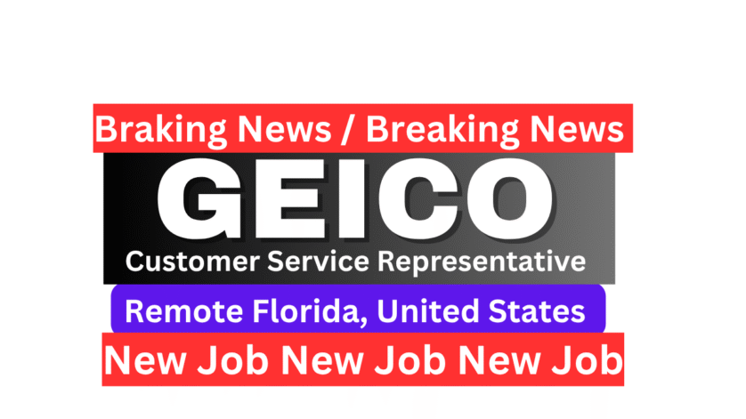 GEICO Part-Time CSR (100% Remote Job) GEICO Part-Time Customer Service Representative working remotely from home in Florida