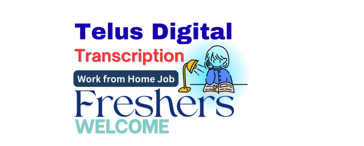 Telus Digital A person recording their voice on a smartphone for an AI data collection work from home job in India. TELUS International is hiring for audio transcription project.