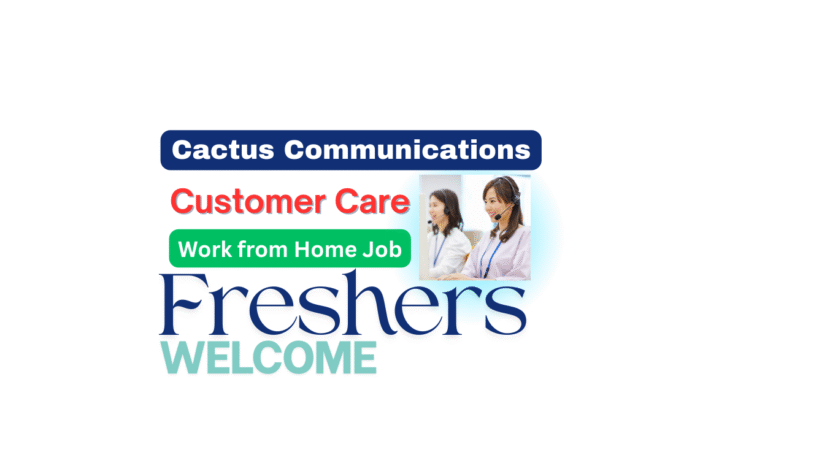 Cactus editage-customer-service-jobs-mumbai-remote-freshers-can-apply-cactus-communications