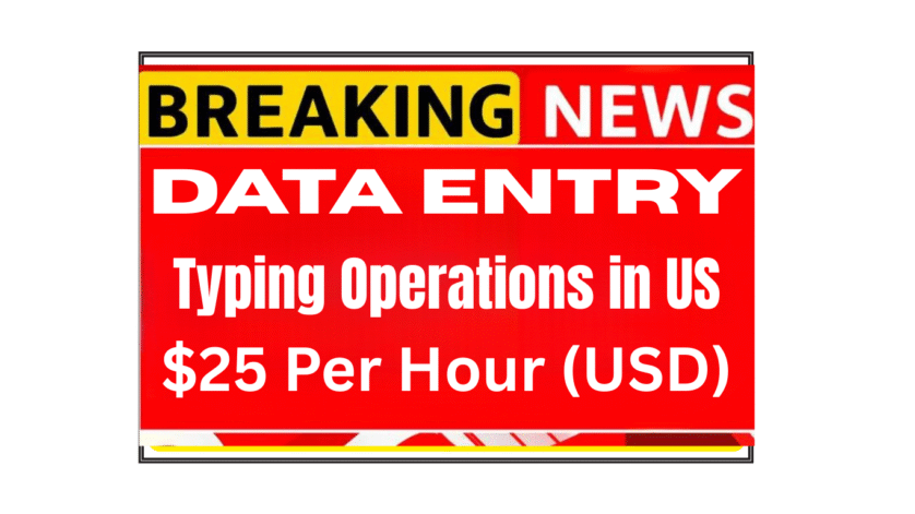 A professional home office setup with a laptop showing a data entry spreadsheet for a remote associate role.