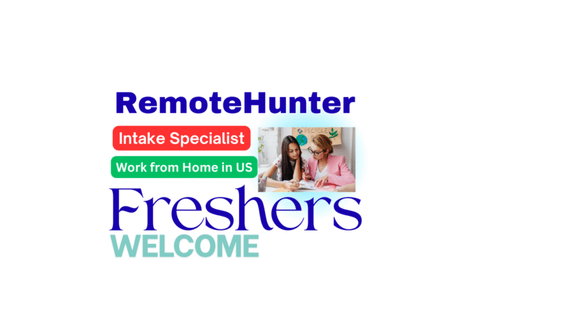"Remote Intake Specialist Job USA - Work from Home Healthcare Coordination Position, Medical Equipment Referral Processing, RemoteHunter Careers 2024, Full-Time Remote Medical Administration Jobs, Healthcare Insurance Verification Specialist Remote Work"