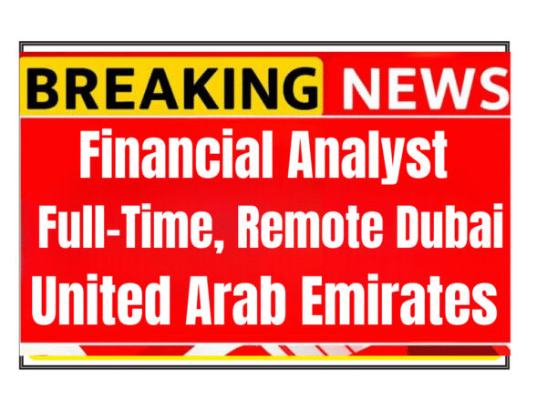 Financial Analyst reviewing financial reports with Dubai Burj Khalifa skyline in background for relocation job opportunity at Hyphen Connect UAE