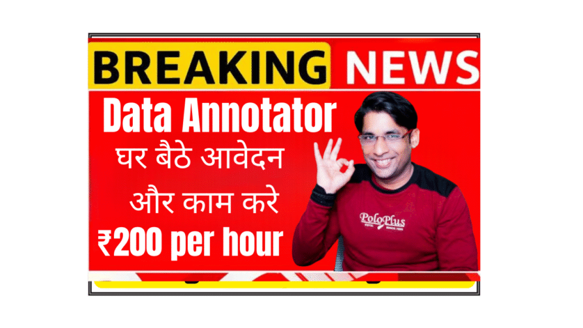 Freelance data annotator in India working remotely from home on AI training data using Labelbox software for computer vision projects.