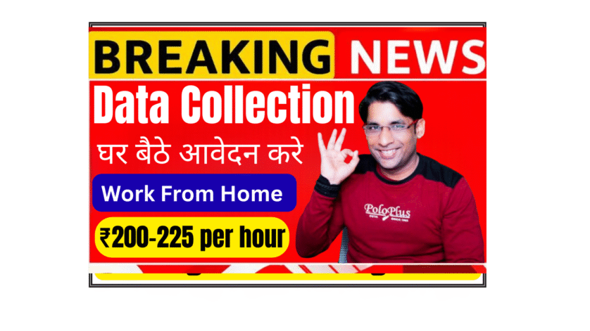 Person recording video with phone mount at home for AI training data collection project