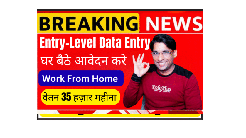 Entry Level Data Entry Specialist working on spreadsheet data entry and record maintenance on laptop screen