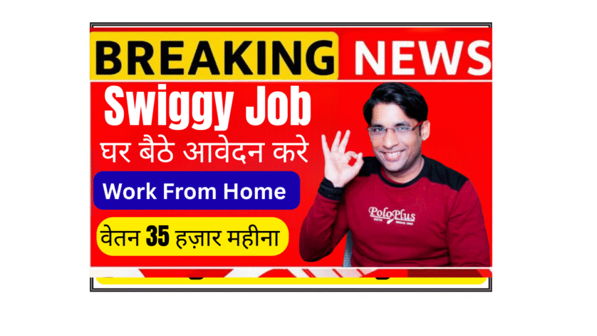 Swiggy Inventory Management Executive Job Inventory Management Executive working on warehouse shortage and damage case analysis on computer with Excel spreadsheet