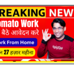 Zomato customer support executive working from home on Windows 11 i7 laptop with headset handling customer calls for food delivery issues India