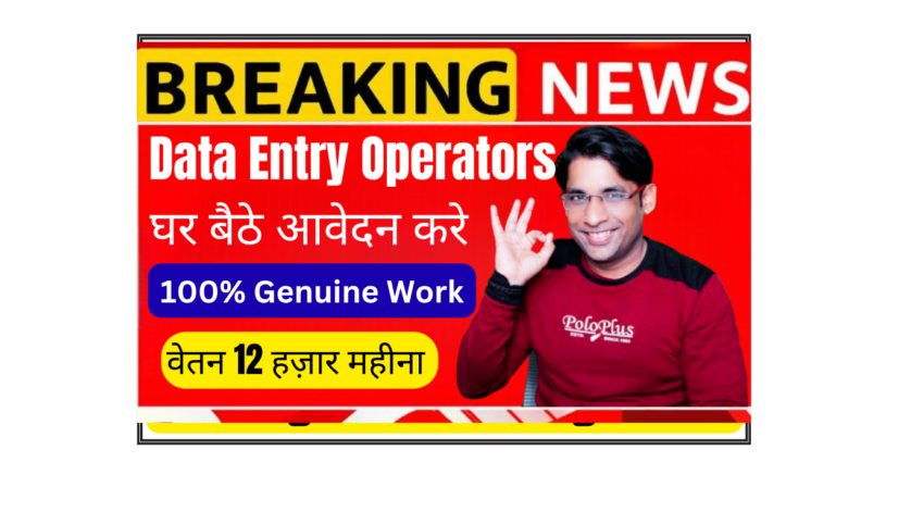 data entry operator working from home remote job intechnative systems typing on laptop excel sheet data entry