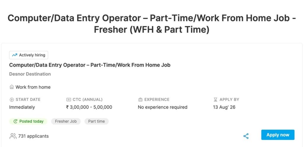 Data Entry Operator Skills Required - Desnor Destination Data entry skills required for remote part time job including data analysis and cleaning