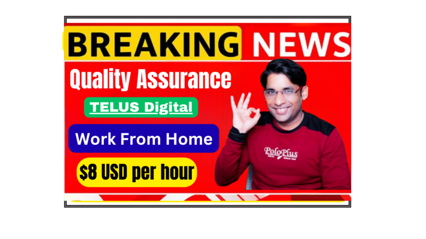 TELUS Digital hiring Quality Assurance Rater Hindi speakers work from home job India remote AI evaluation