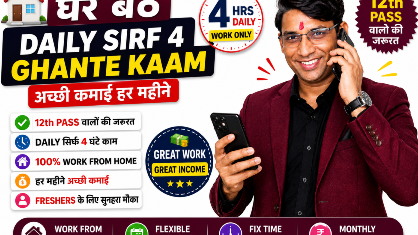 Tele Associate Program work from home opportunity for housewives and freshers in India earning up to 25000 monthly.