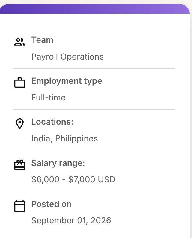 Payroll Associate Roles - Data Entry, Tax Calculations, Employee Support Deel Payroll Associate Work From Home Job 2026