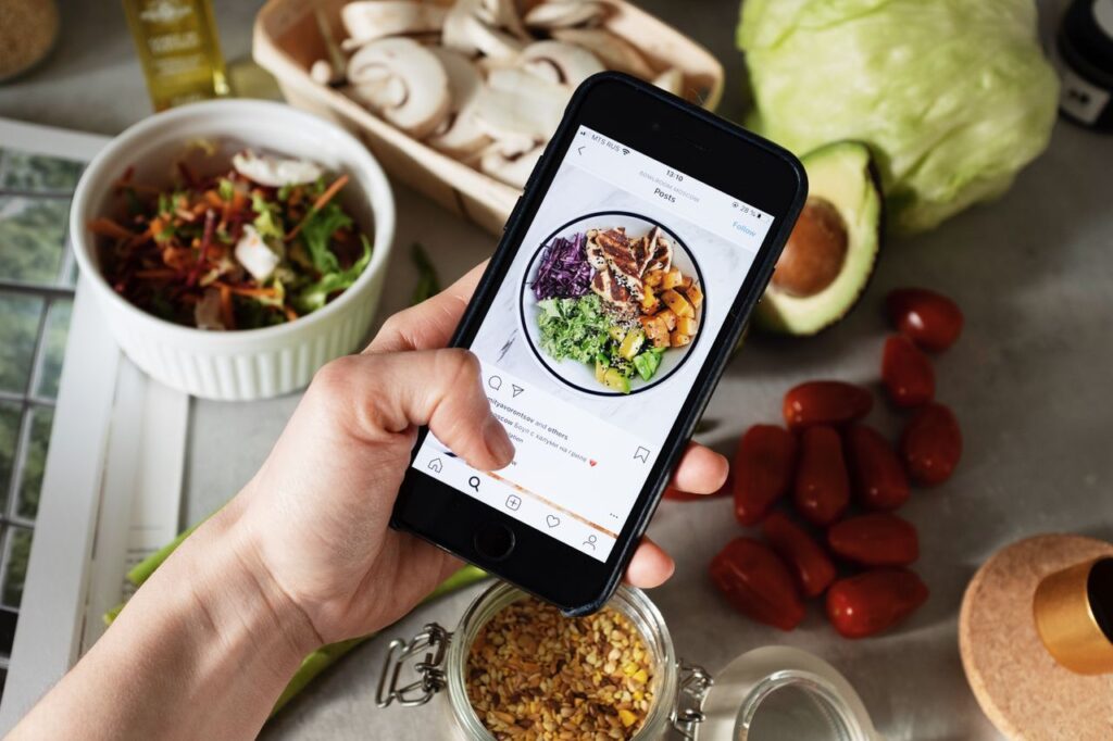 Smartphone Used for Food Photography and Data Upload in AI Project Food Image Collection Participant Remote Job 2026