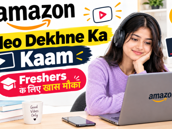 Amazon ML Data Operations Associate job Hyderabad, video auditing associate reviewing warehouse stowing footage on computer screen