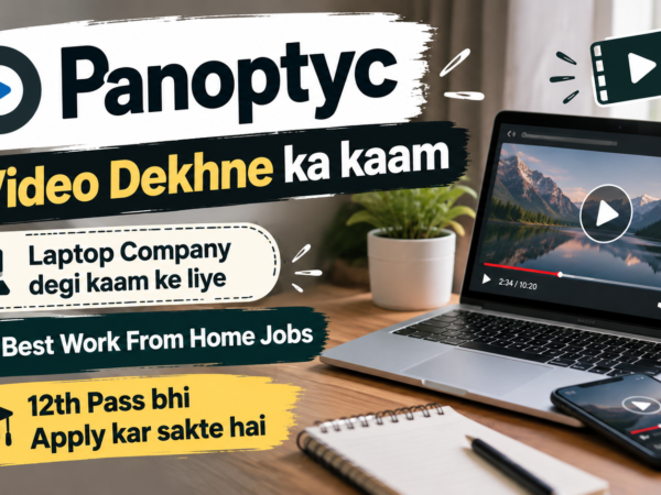 Panoptyc Associate Theft Investigator remote job, analyst reviewing surveillance footage on laptop for retail theft detection from home office