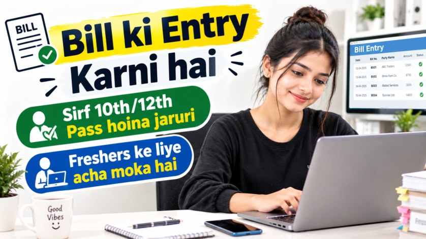 Computer Operator working on MS Excel data entry in pharmaceutical company back office in Chandigarh Ambala Dera Bassi