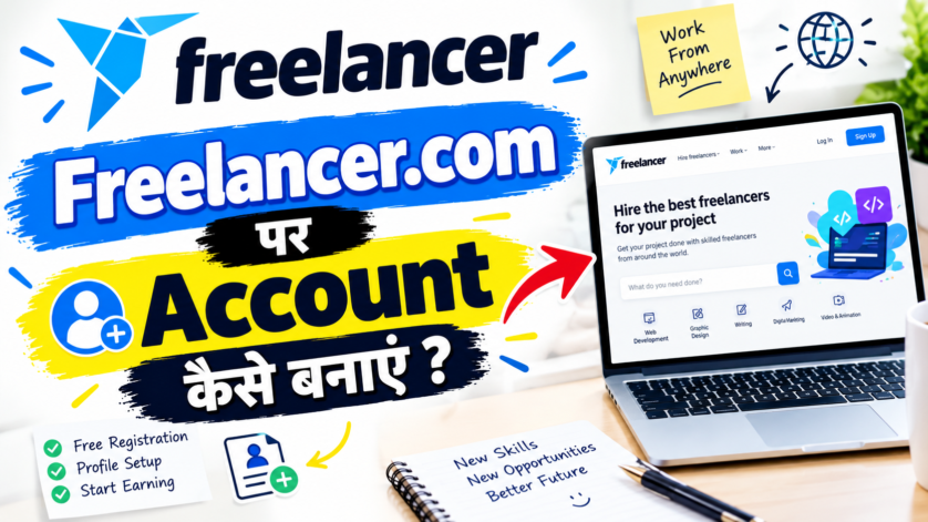 Freelancer.com par account kaise banaye