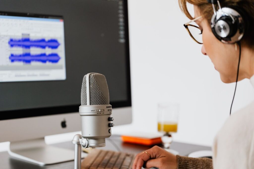 Hindi voice recording session for speech dataset validation and AI model training with native Hindi pronunciation accuracy